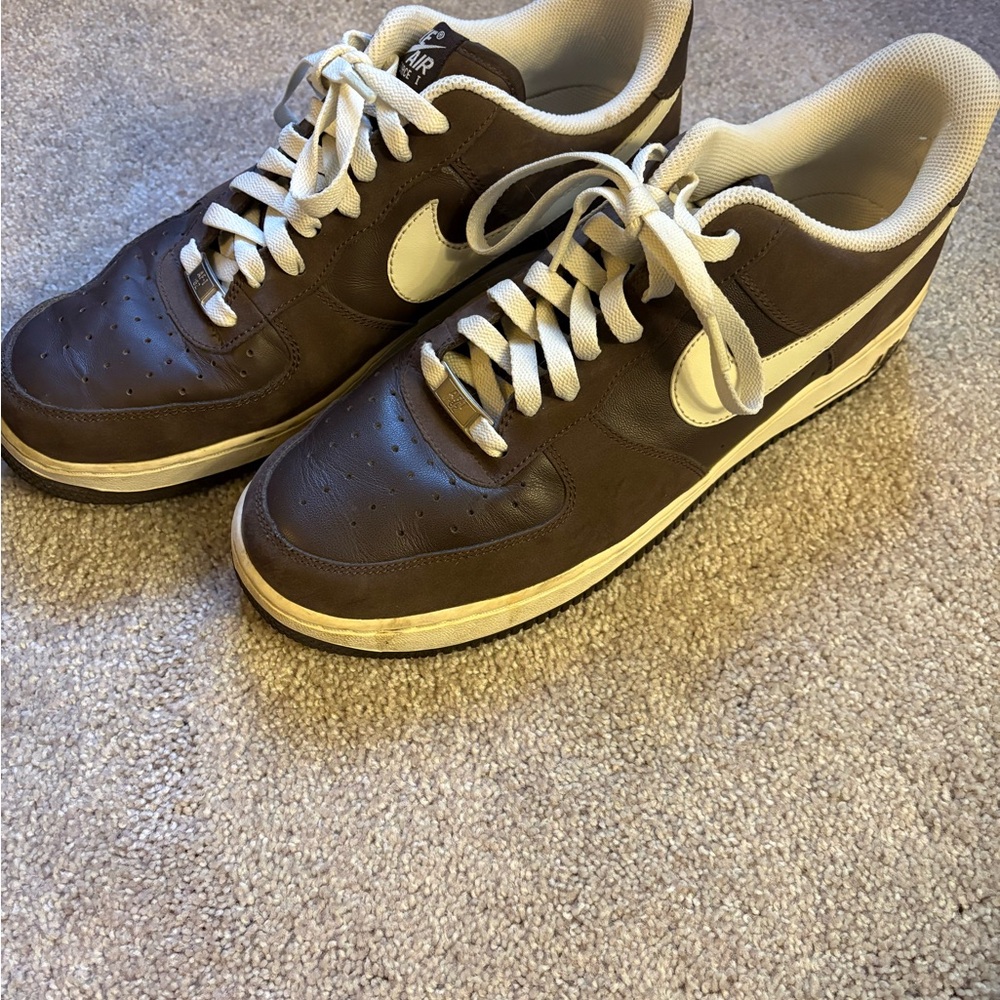 Nike Men's Air Force 1-Dark Brown